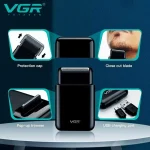 ماشین اصلاح موی صورت فویلی وی جی آر مدل V-390 - تصویر 8