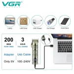ماشین اصلاح موی سر و صورت وی جی آر مدل V-697 - تصویر 9