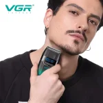 ماشین اصلاح موی صورت شارژی وی جی ار مدل V-308 - تصویر 3